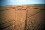 West Overton T-Junction, Wiltshire crop circle, aerial photo 3
