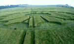 Priors, Wiltshire crop circle, aerial photo 4