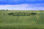 Stephen Castle Down, Hampshire crop circle, aerial photo 9