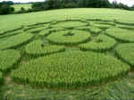 Stephen Castle Down, Hampshire crop circle, aerial photo 3