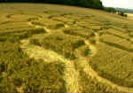 Lavington, Wiltshire crop circle, aerial photo 8