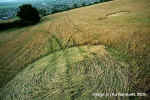 Whitchurch, Somerset crop circle, aerial photo 2