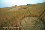 Whitchurch, Somerset crop circle, aerial photo 3