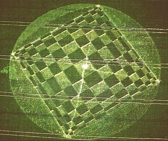 Windmill Hill, Wiltshire crop circle, aerial photo 8