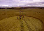 Windmill Hill, Wiltshire crop circle, aerial photo 16
