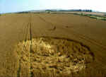 Windmill Hill (3), Wiltshire crop circle, aerial photo 2