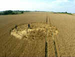 Windmill Hill (3), Wiltshire crop circle, aerial photo 4
