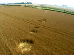 Windmill Hill (3), Wiltshire crop circle, aerial photo 5