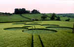 Winsbury Hill, Bristol crop circle, aerial photo 6