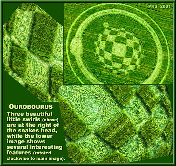 Hill Barn, Wiltshire crop circle, aerial photo 5