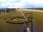 Beckhampton, Wiltshire crop circle, aerial photo 7
