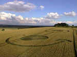 Beckhampton, Wiltshire crop circle, aerial photo 3