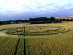 Beckhampton, Wiltshire crop circle, aerial photo 9
