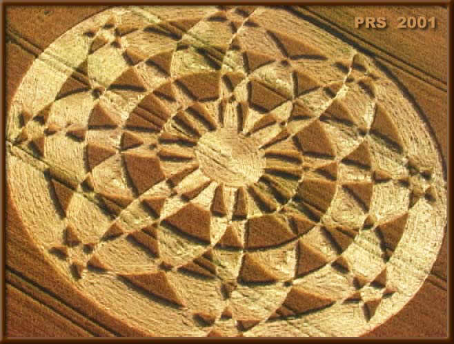 Beckhampton, Wiltshire crop circle, aerial photo 19