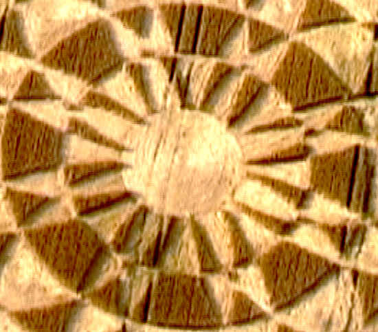 Beckhampton, Wiltshire crop circle, aerial photo 25