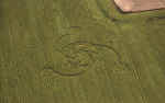 Avebury Manor, Wiltshire crop circle, aerial photo 7