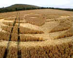 Browns Lane, Wiltshire crop circle, aerial photo 3