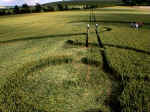 Causewayed Enclosure, Wiltshire crop circle, aerial photo 8