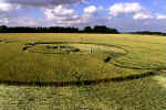Causewayed Enclosure, Wiltshire crop circle, aerial photo 5