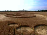 Clays End, Somerset crop circle, aerial photo 5