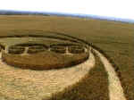 Clifford's Hill, Wiltshire crop circle, aerial photo 5