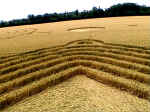 Gog Magog Hills, Cambridgeshire crop circle, aerial photo 12