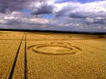 Gog Magog Hills, Cambridgeshire crop circle, aerial photo 4