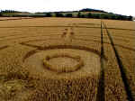 Gog Magog Hills, Cambridgeshire crop circle, aerial photo 6