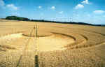 Gog Magog Hills, Cambridgeshire crop circle, aerial photo 4