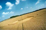 Gog Magog Hills, Cambridgeshire crop circle, aerial photo 5