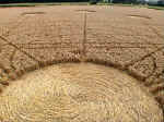 Huish (1), Wiltshire crop circle, aerial photo 2