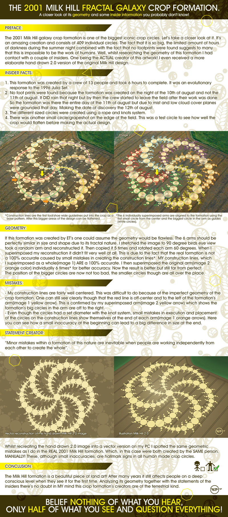 Milk Hill (2), Wiltshire crop circle, aerial photo 5