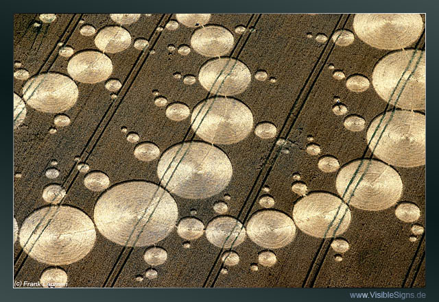 Milk Hill (2), Wiltshire crop circle, aerial photo 3