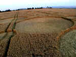 Milk Hill (2), Wiltshire crop circle, aerial photo 15