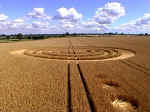 Newhouse Farm, Somerset crop circle, aerial photo 8