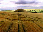 Silbury Hill (3), Wiltshire crop circle, aerial photo 2