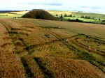 Silbury Hill (3), Wiltshire crop circle, aerial photo 5