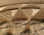 All Cannings Bridge, Wiltshire crop circle, aerial photo 12