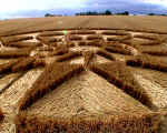All Cannings Bridge, Wiltshire crop circle, aerial photo 9