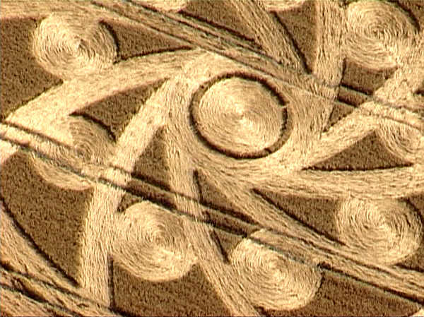 Woodborough Hill (2), Wiltshire crop circle, aerial photo 10