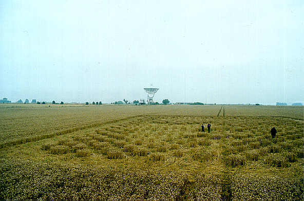 Chilbolton (1), Hampshire crop circle, aerial photo 4