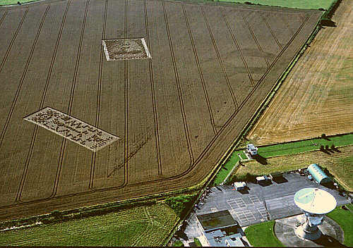 Chilbolton (2), Hampshire crop circle, aerial photo 8