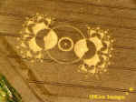 Chilbolton (2), Hampshire crop circle, aerial photo 2