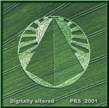 East Field, Wiltshire crop circle, aerial photo 4
