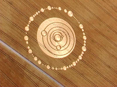 East Field, Wiltshire crop circle, aerial photo 6