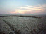 Hollingbury, Sussex crop circle, aerial photo 5