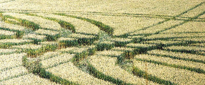 kexbrough, Yorkshire crop circle, aerial photo 7