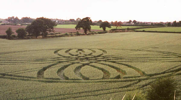 kexbrough, Yorkshire crop circle, aerial photo 5