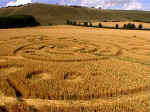 Knap Hill, Wiltshire crop circle, aerial photo 4