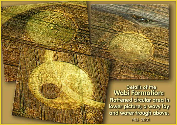 Wabi Farm, Wiltshire crop circle, aerial photo 2